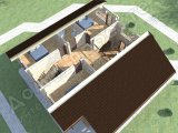 Проект дома ПД-038 3D План 3